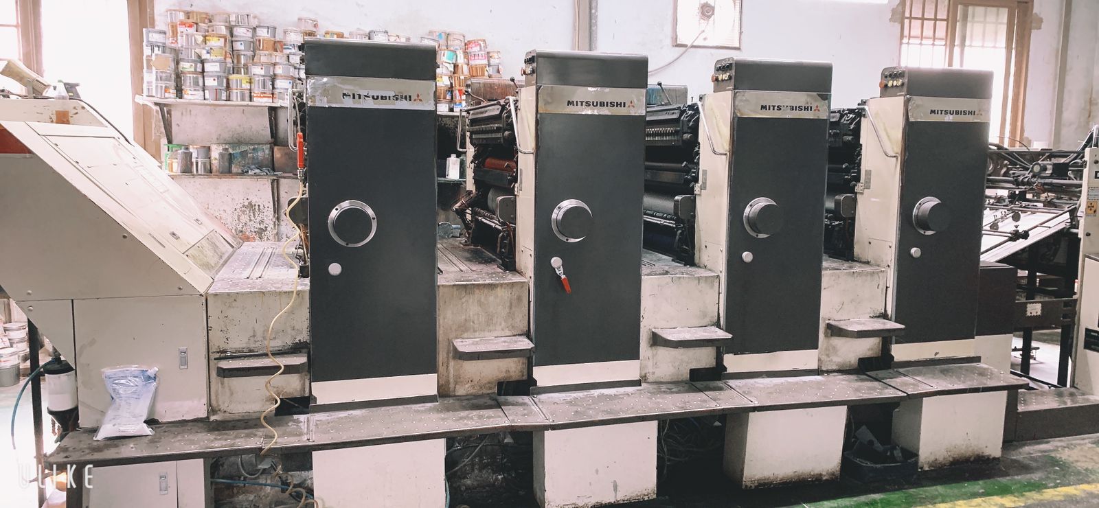 Mitsubishi offset 2F-4 1999 maquina en linea venta de impresora offset IMPORTACION