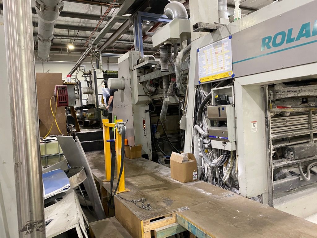 Man Roland R806/7+L 114 x 162cm maquina de impresion offset en venta - Image 4