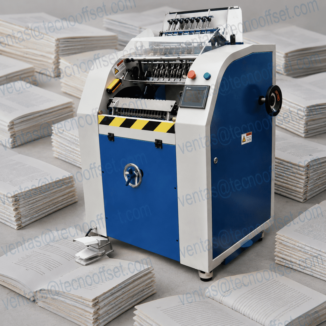 Cosedora de libros de formato pequeño 340 x 310 mm nueva IMPORTACION