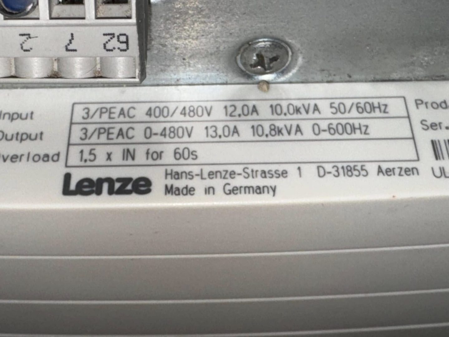 Convertidor de frecuencia LENZE EVF-9325-EV - Image 7